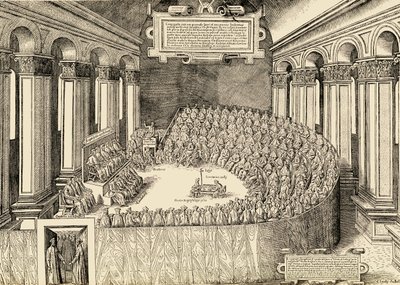 El Concilio de Trento (1545-63) de Italian School